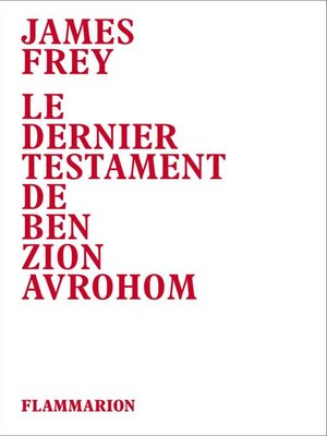cover image of Le dernier testament de Ben Zion Avrohom